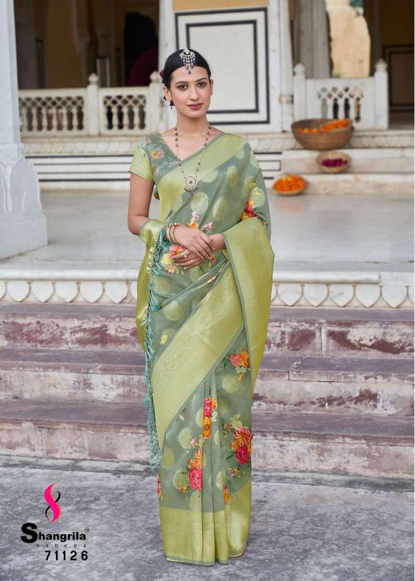 Shangrila Nilima Digital Rich Pallu Stylist Zari Weaving Saree 